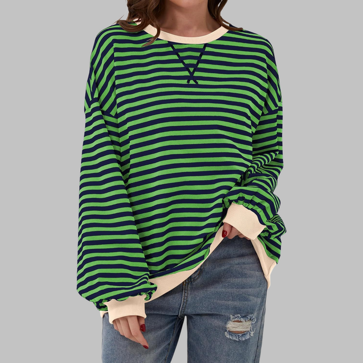Charis | Casual Striped Sweatshirt