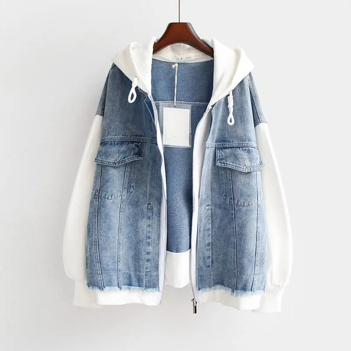 Claretta | Denim Hoodie Jacket