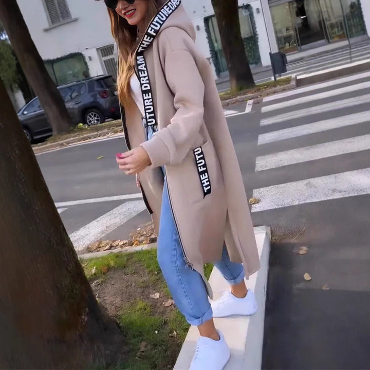 Chiara | Comfortable Oversized Hoodie Coat